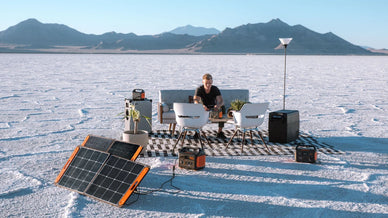solar powered outdoor outlet vs solar generator with outdoor outlet