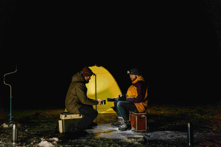 Ice Fishing Spots in Canada  Winter