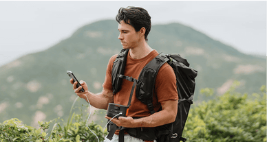 Small portable generator for adventures