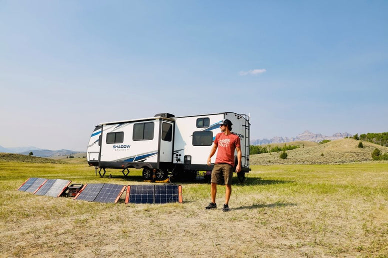 can solar generator power a truck