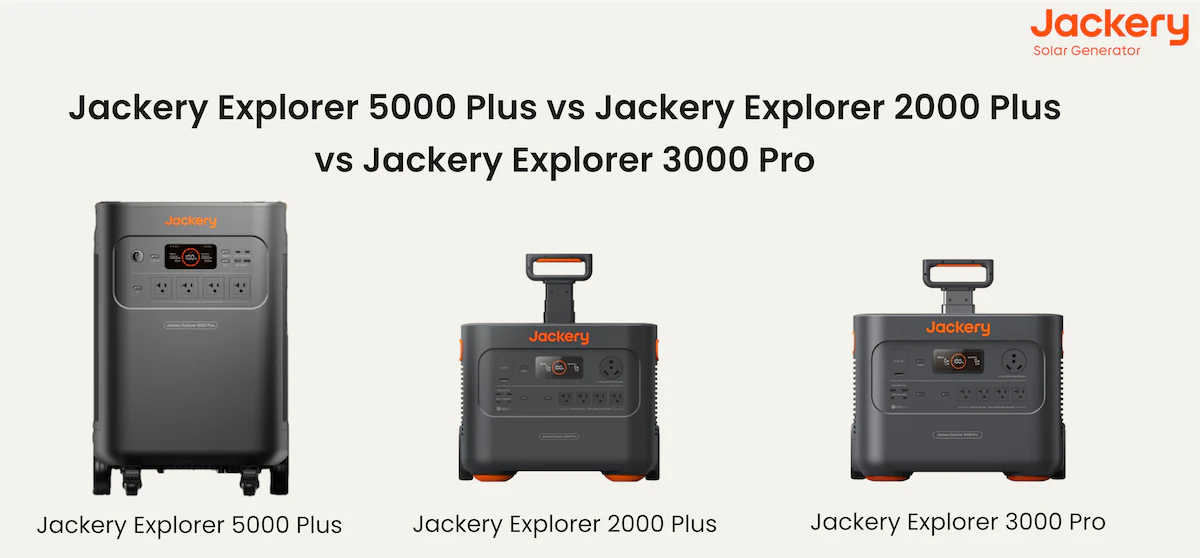 Product Comparison: Jackery 5000 Plus vs. 2000 Plus vs. 3000 Pro vs. HomePower 3000