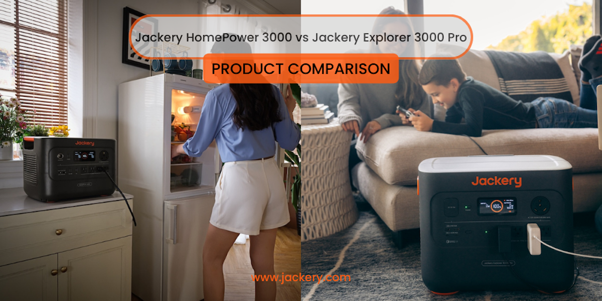 Compare Jackery HomePower 3000 vs. 3000 Pro