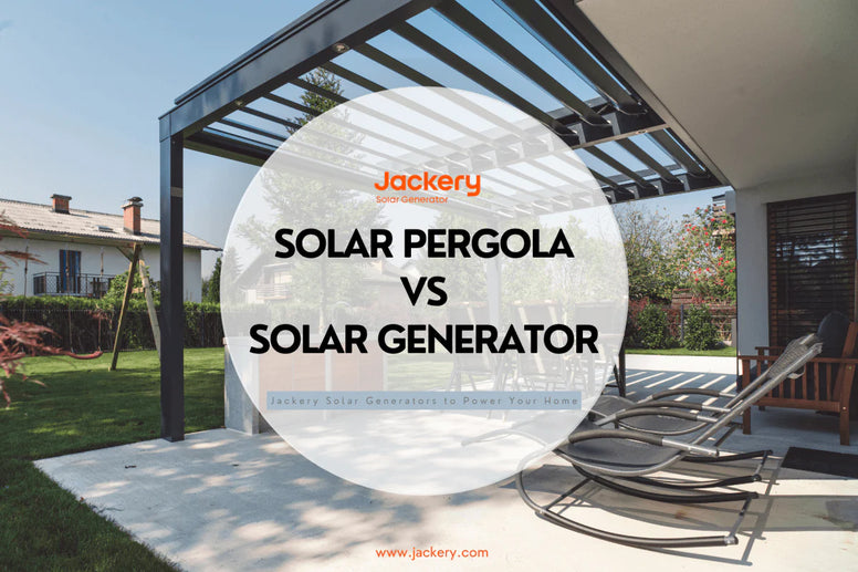 solar pergola vs solar generator