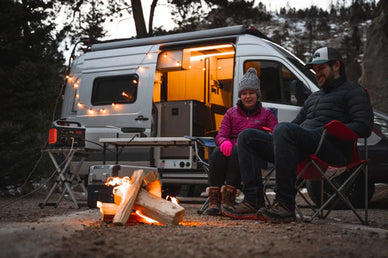 winter camping activities