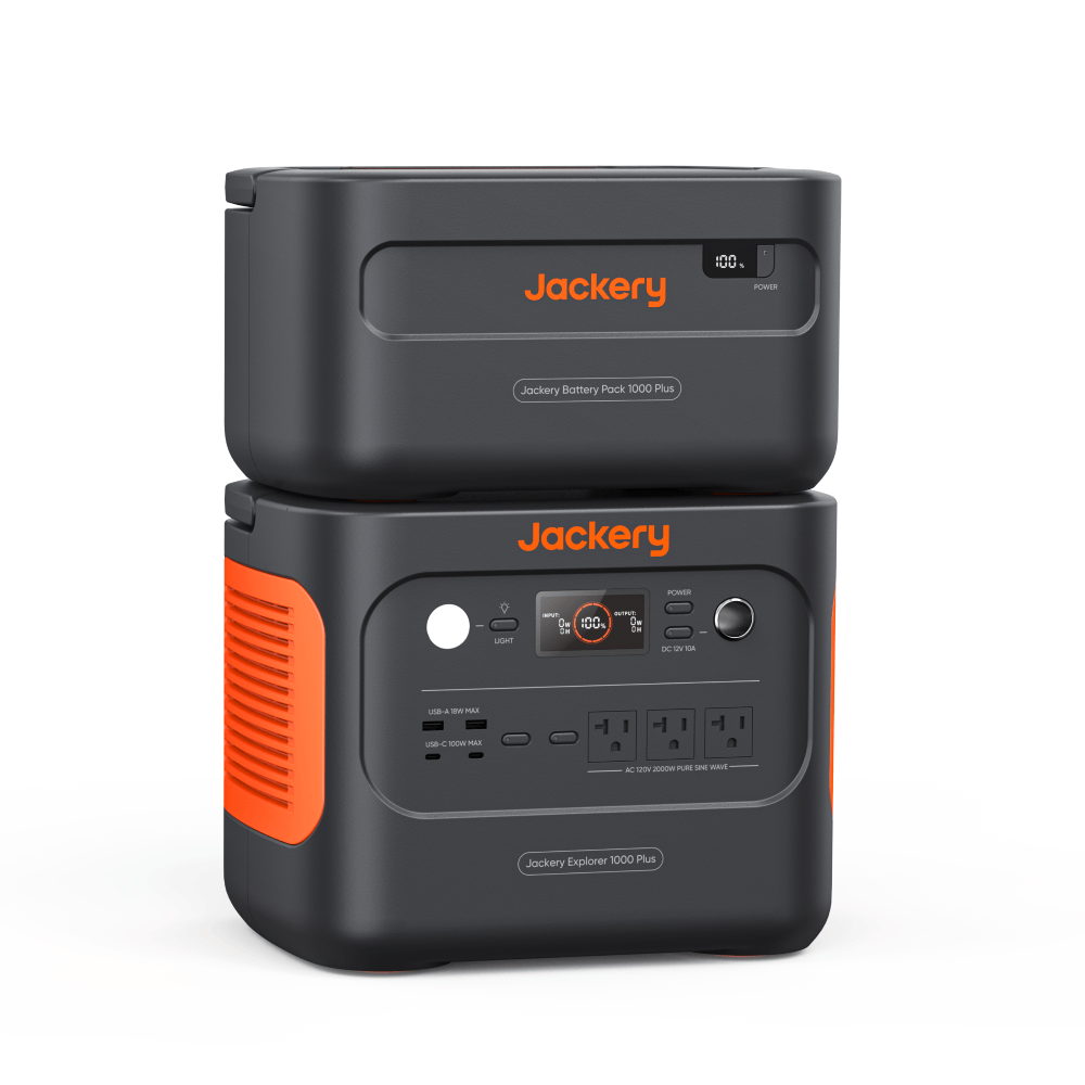 Jackery Solar Generator 1000 Plus | 2000W | Expandable to 5kWh Jackery Solar Generator 1000 Plus | 2000W | Expandable to 5kWh