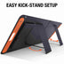 Jackery 100W Solar Panel features two adjustable kickstands for slightly adjust the angle for better getting sunshine.