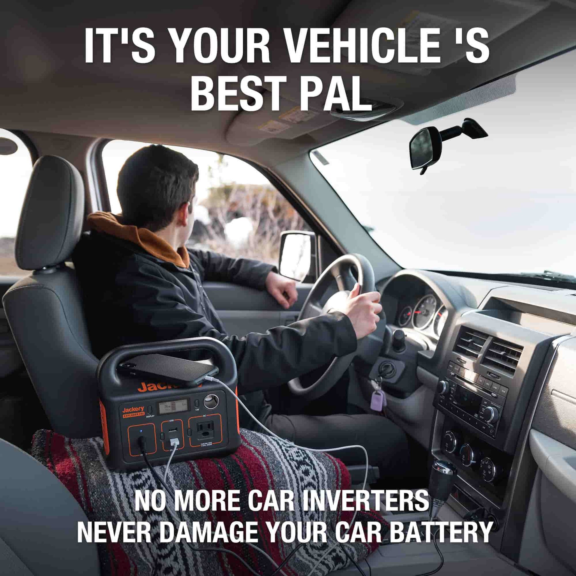 jackery explorer 240 power station is better than car inverter.