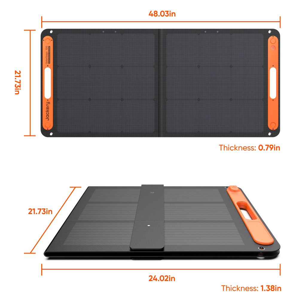 Jackery SolarSaga 100W Solar Panel | Foldable & IP65 | Camping Jackery SolarSaga 100W Solar Panel | Foldable & IP65 | Camping