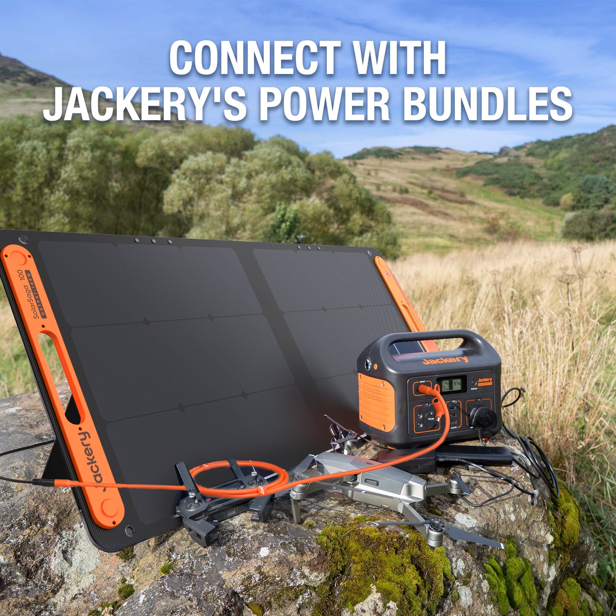 Jackery DC Extension Cable | 16.4ft | Solar Panel to Power Station
