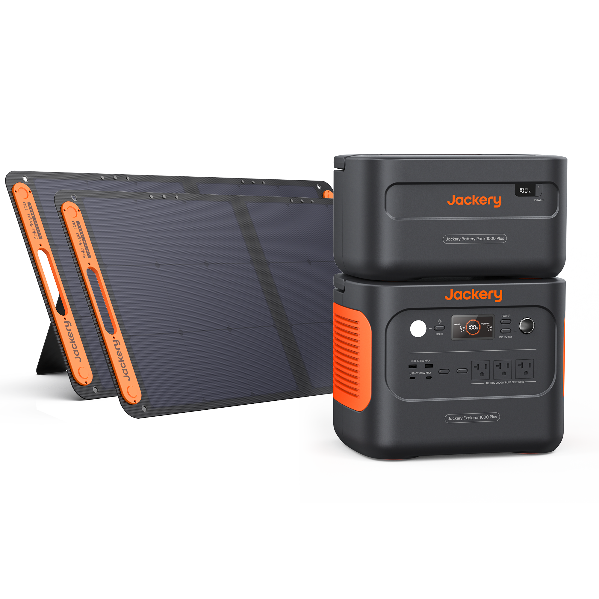 Jackery Solar Generator 1000 Plus | 2000W | Expandable to 5kWh Jackery Solar Generator 1000 Plus | 2000W | Expandable to 5kWh