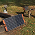 Explorer 500 can be quickly recharged within 8 hours by connecting SolarSaga 100W solar panel. 