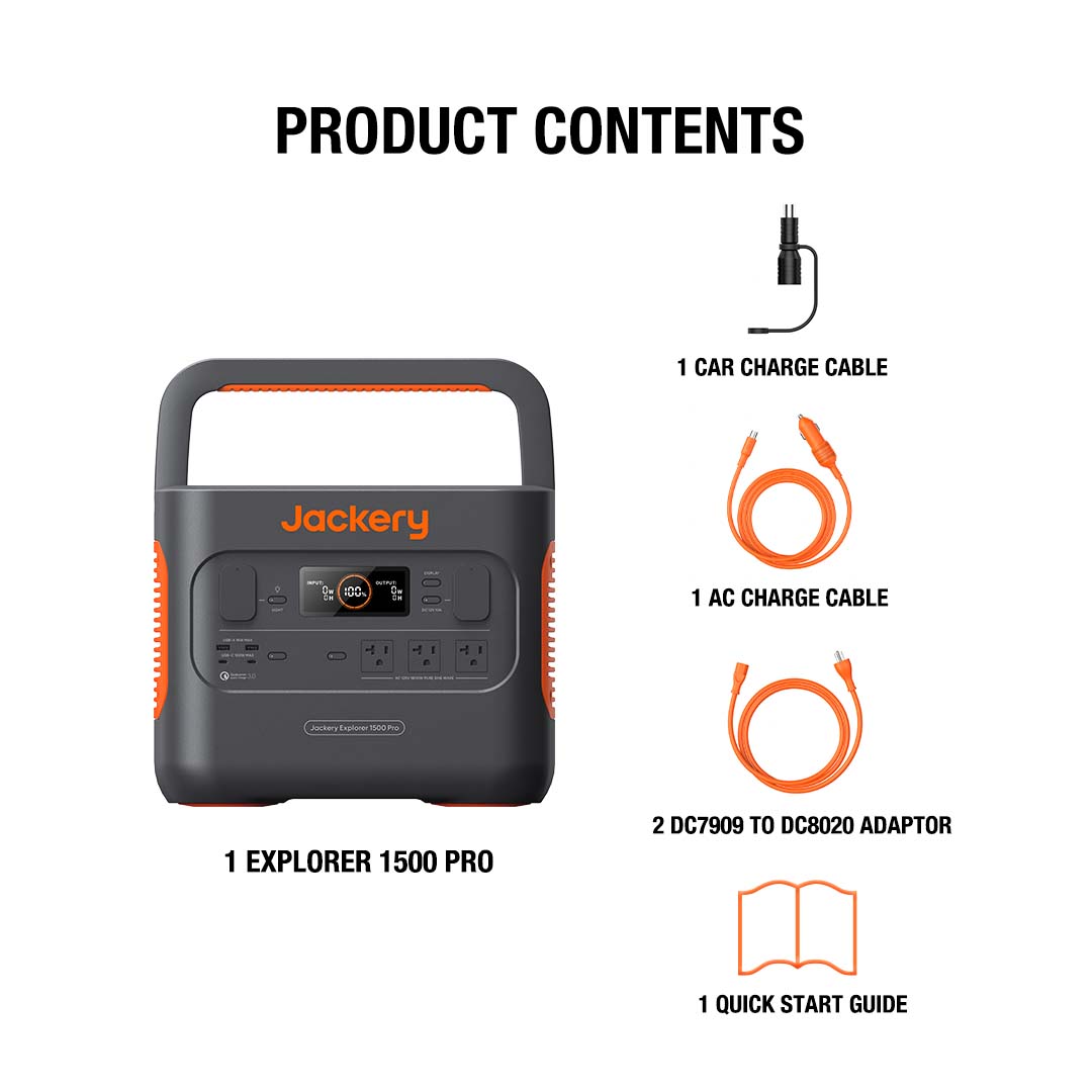 Jackery Explorer 1500 Pro Portable Power Station