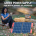 jackery solar generator 240 is green power supply.